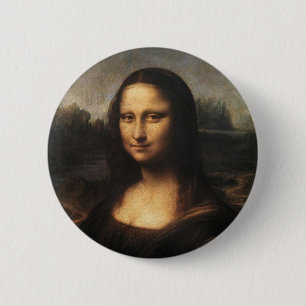 Chapa Redonda De 5 Cm Mona Lisa