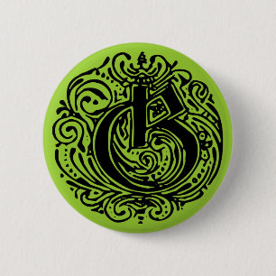 Chapa Redonda De 5 Cm Monarquia "G"