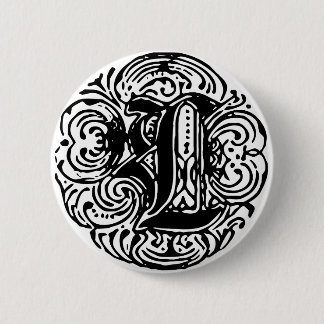 Chapa Redonda De 5 Cm Monarquia "L"