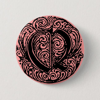 Chapa Redonda De 5 Cm Monarquia "Q"