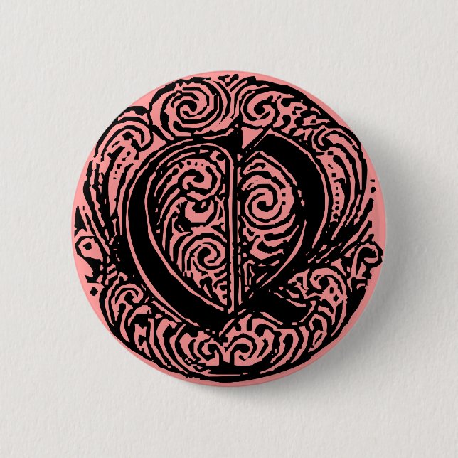Chapa Redonda De 5 Cm Monarquia "Q" (Anverso)