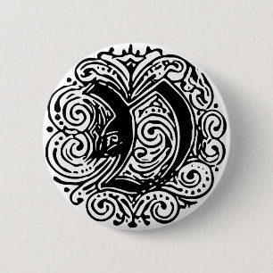 Chapa Redonda De 5 Cm Monarquia "V"