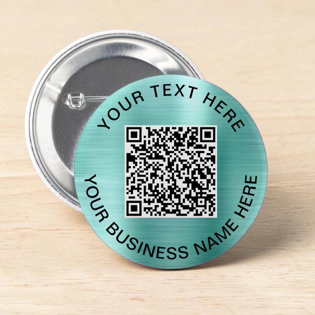 Chapa Redonda De 5 Cm Moneda de promoción de código QR (QR Code Promotional Mint Button)
