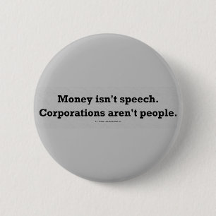 Chapa Redonda De 5 Cm MoneySpeechCorpPerson