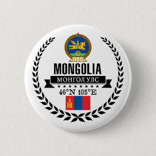 Chapa Redonda De 5 Cm Mongolia