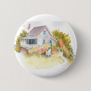 Chapa Redonda De 5 Cm Monhegan Cottage J Kilburn