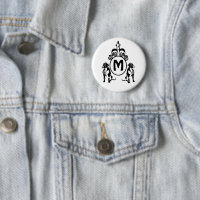 Monograma de dos perros guardianes
