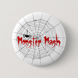Chapa Redonda De 5 Cm Monster Mash Halloween