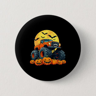 Chapa Redonda De 5 Cm Monstruo infantil Camión Calabaza Halloween Jack O