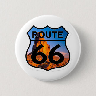 Chapa Redonda De 5 Cm montaña de la ruta 66