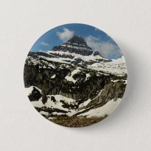 Chapa Redonda De 5 Cm Montaña Reynolds desde Logan Pass en Glacier Park