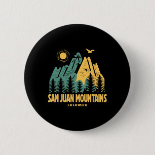 Chapa Redonda De 5 Cm Montañas San Juan Colorado Senderismo Al Aire Libr