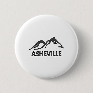 Chapa Redonda De 5 Cm Montañas Wnc Asheville Nc Blue Ridge North Caroli