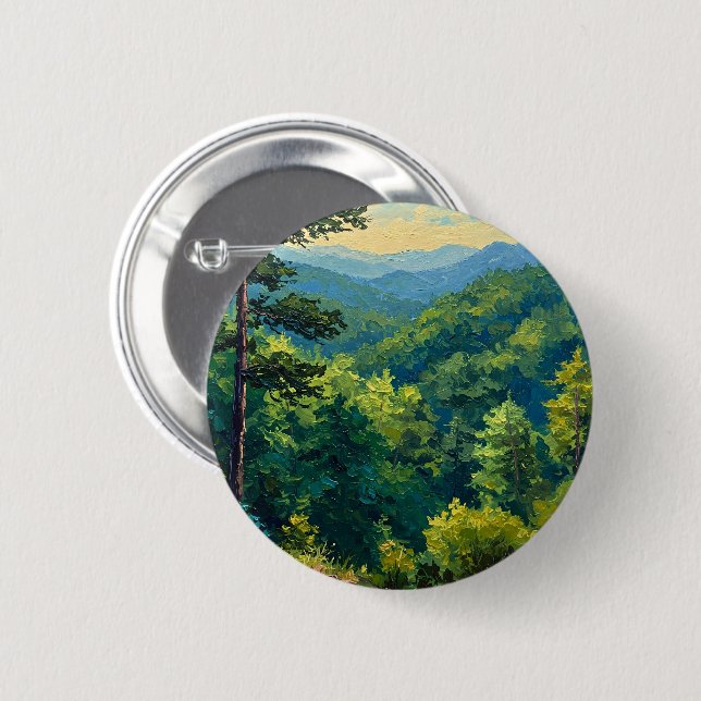 Chapa Redonda De 5 Cm Montane Forest (Anverso y reverso)