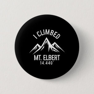 Chapa Redonda De 5 Cm Monte Elbert, Colorado, Montañismo, Cima Caminata
