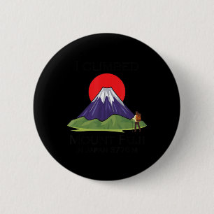 Chapa Redonda De 5 Cm Monte Fuji en escalada