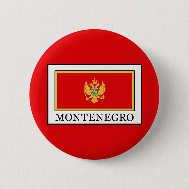Chapa Redonda De 5 Cm Montenegro (Anverso)