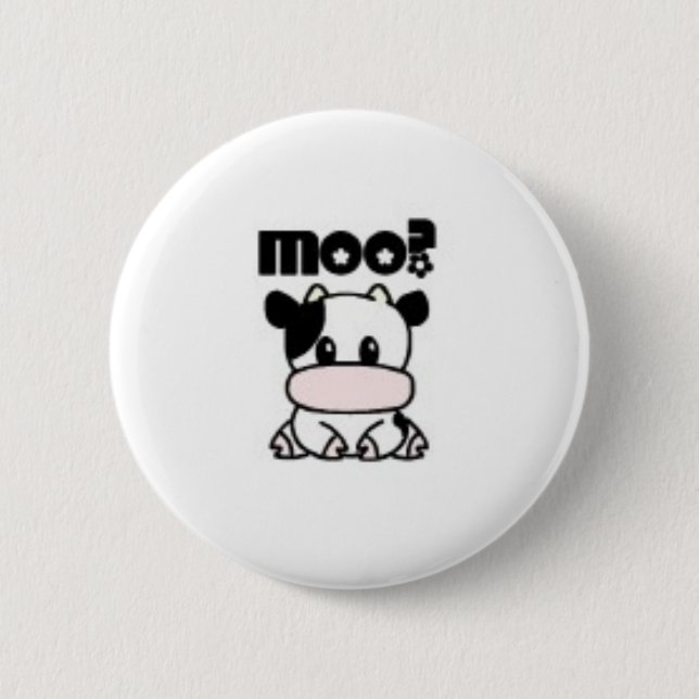 CHAPA REDONDA DE 5 CM ¿MOO? (Anverso)