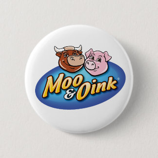 Chapa Redonda De 5 Cm Moo & Oink Fun Button
