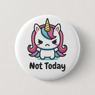 Chapa Redonda De 5 Cm Moody Kawaii Unicorn Personalizado Textos