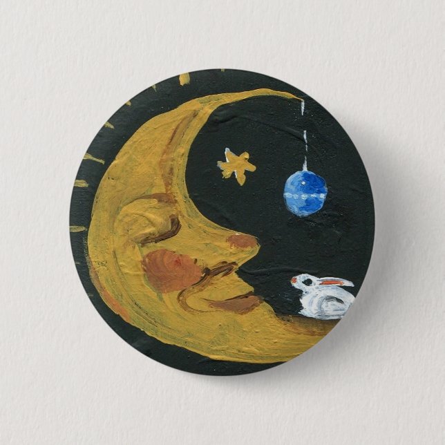 Chapa Redonda De 5 Cm Moonface (Anverso)