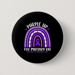 Chapa Redonda De 5 Cm Morado para niños de militares niñas niños