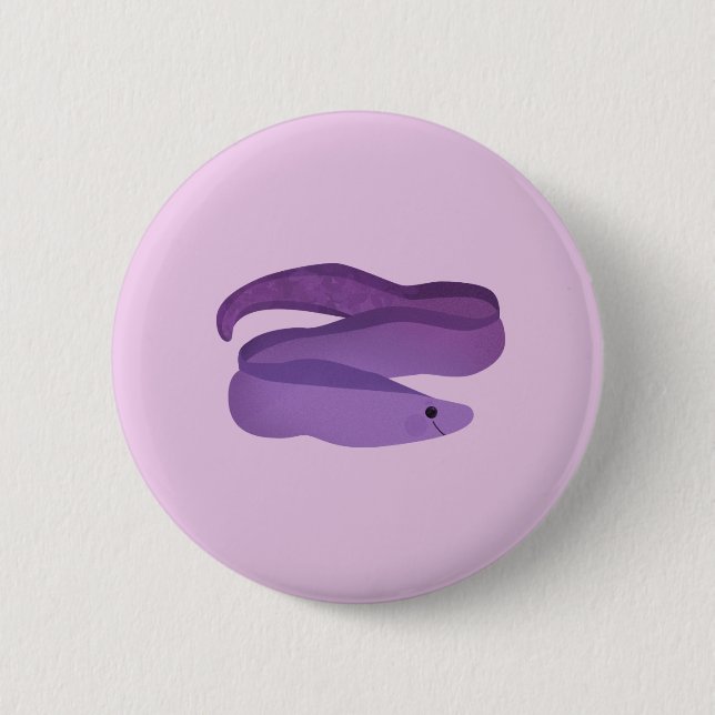 Chapa Redonda De 5 Cm Moray Eel (Anverso)