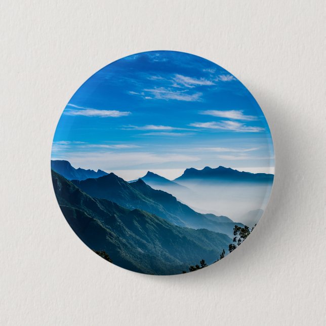 Chapa Redonda De 5 Cm Morning Mountain Mist (Anverso)