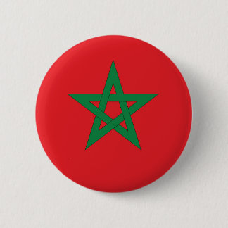 Chapa Redonda De 5 Cm morocco flag