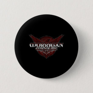 Chapa Redonda De 5 Cm Morrigan, Diosa Céltica De La Guerra, Pagan, Bruja