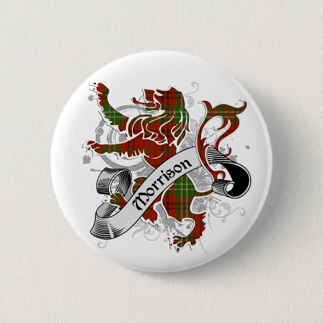 Chapa Redonda De 5 Cm Morrison Tartan (Anverso)