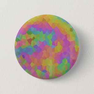 Chapa Redonda De 5 Cm Mosaic Oil Slick