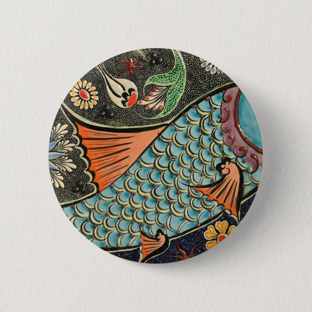 Chapa Redonda De 5 Cm Mosaico (Anverso)