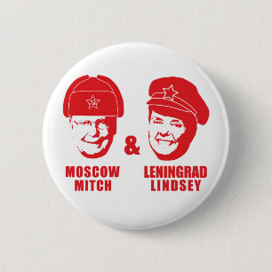 Chapa Redonda De 5 Cm Moscú Mitch y Leningrado Lindsey