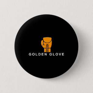 Chapa Redonda De 5 Cm Motivación de boxeo 'Guante de oro'