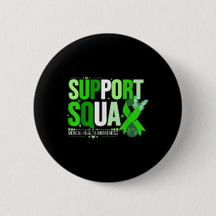 Chapa Redonda De 5 Cm Motivación de sensibilización sobre la salud menta