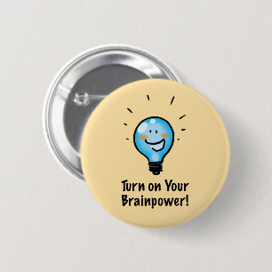 Chapa Redonda De 5 Cm Motivación de vuelta al personalizado escolar