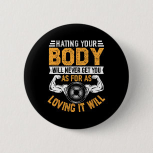 Chapa Redonda De 5 Cm Motivación Fitness Bodybuilding Workout Gym Quot