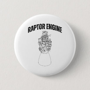 Chapa Redonda De 5 Cm Motor De Raptor De Estrellas Para Exploradores Esp