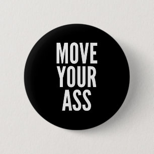 Chapa Redonda De 5 Cm Mover el regalo de motivación del ejercicio