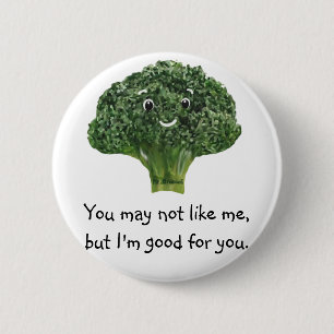 Chapa Redonda De 5 Cm Mr.Broccoli