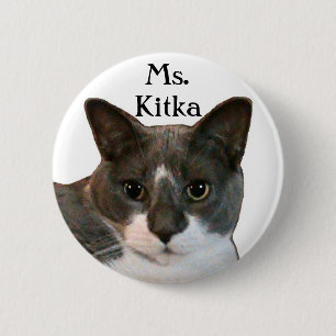 Chapa Redonda De 5 Cm Ms Kitka Pin 2,0