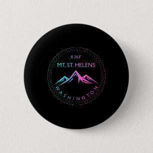 Chapa Redonda De 5 Cm Mt. St. Helens Washington Montañismo Senderismo C