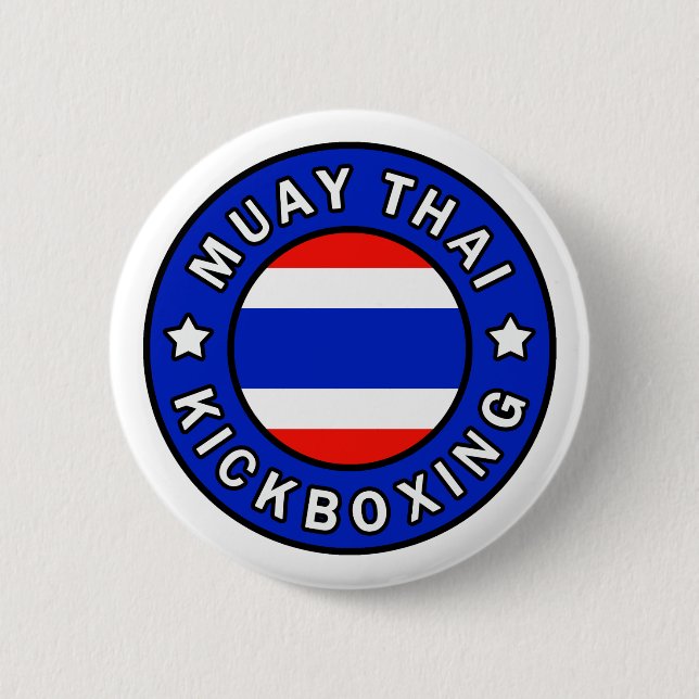Chapa Redonda De 5 Cm Muay Thai (Anverso)