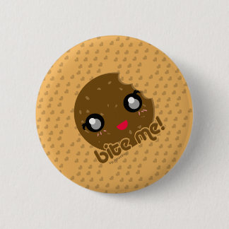 Chapa Redonda De 5 Cm ¡Muérdame! edición de la galleta