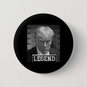 Chapa Redonda De 5 Cm Mugshot Donald Trump 2024 no simpatizante de la cu