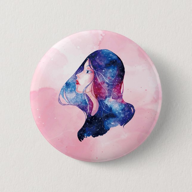 Chapa Redonda De 5 Cm Mujer (Anverso)
