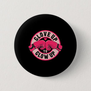 Chapa Redonda De 5 Cm Mujer Chica Guante Hasta Brillar Damas Boxeo O Ki