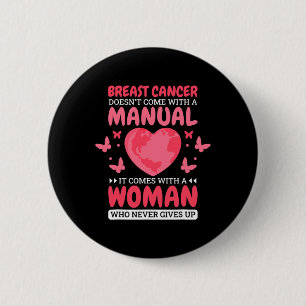 Chapa Redonda De 5 Cm Mujer con cáncer de mama Diseñada para detectar el
