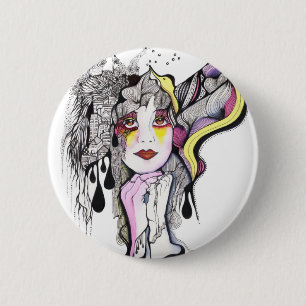 Chapa Redonda De 5 Cm Mujer de Phoenix